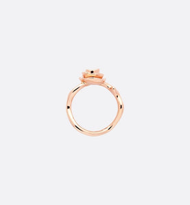 Small Rose Dior Couture Ring • Pink Gold and Diamonds