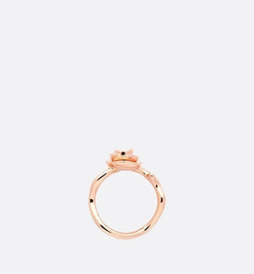 Small Rose Dior Couture Ring • Pink Gold and Diamonds