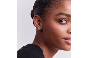 Small Rose Dior Couture Earrings • Pink Gold and Diamonds