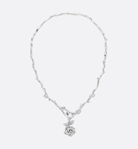 Rose Dior Bagatelle Necklace • 18K White Gold and Diamonds
