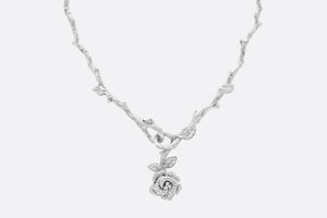 Rose Dior Bagatelle Necklace • 18K White Gold and Diamonds