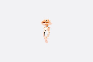 Large Rose Dior Couture Ring • Pink Gold and Diamonds