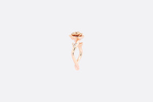 Small Rose Dior Couture Ring • Pink Gold and Diamonds