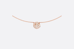 Small Rose Dior Couture Necklace • Pink Gold and Diamonds