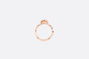 Small Rose Dior Couture Ring • Pink Gold and Diamonds