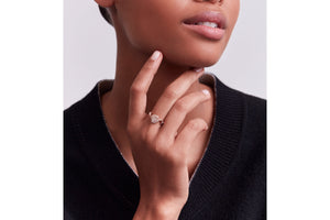 Small Rose Dior Couture Ring • Pink Gold and Diamonds