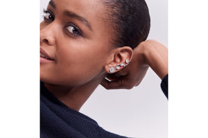 Rose Dior Bagatelle Earring • 18K White Gold and Diamonds