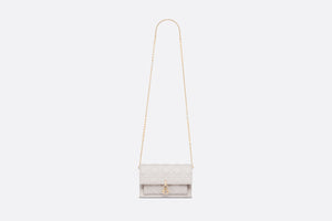 Lady Dior Chain Pouch • Latte Cannage Lambskin