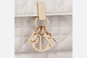 Lady Dior Chain Pouch • Latte Cannage Lambskin