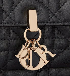 Lady Dior Chain Pouch • Black Cannage Lambskin