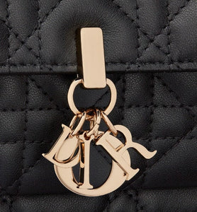Lady Dior Chain Pouch • Black Cannage Lambskin