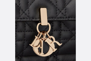 Lady Dior Chain Pouch • Black Cannage Lambskin