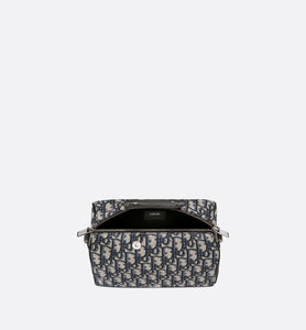Dior Lingot 22 Bag • Beige and Black Dior Oblique Jacquard