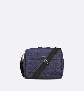Changing Bag • Navy Blue Cannage Technical Canvas