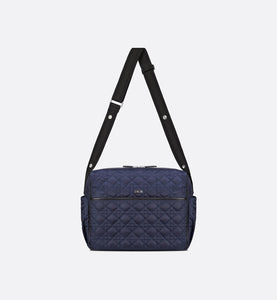 Changing Bag • Navy Blue Cannage Technical Canvas