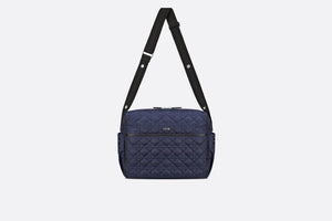 Changing Bag • Navy Blue Cannage Technical Canvas