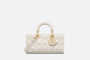Lady D-Joy Bag • Latte Cannage Lambskin