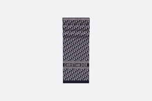 Dior Oblique Scarf • Navy Blue Technical Cashmere