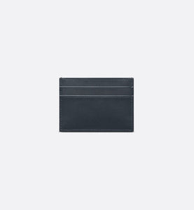 Dior Vibe Card Holder • Blue Calfskin