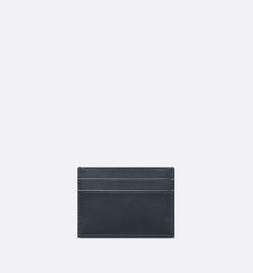Dior Vibe Card Holder • Blue Calfskin