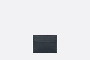 Dior Vibe Card Holder • Blue Calfskin