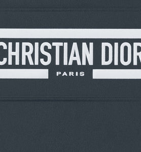 Dior Vibe Cover for iPhone 13 Pro with Cord • Blue Calfskin