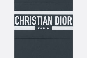 Dior Vibe Cover for iPhone 13 Pro with Cord • Blue Calfskin