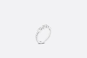 Dio(r)evolution Ring • Palladium-Finish Metal and White Crystals