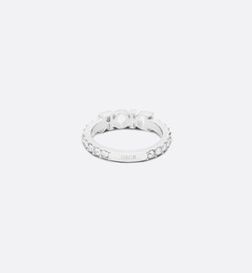 Dio(r)evolution Ring • Palladium-Finish Metal and White Crystals