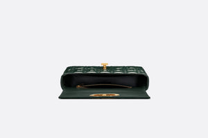 Medium Dior Caro Bag • Cypress Green Patent Cannage Calfskin