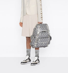 Dior Hit the Road Backpack • Dior Gray CD Diamond Canvas