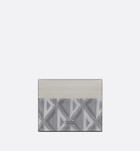 Card Holder • Dior Gray CD Diamond Canvas
