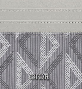 Card Holder • Dior Gray CD Diamond Canvas