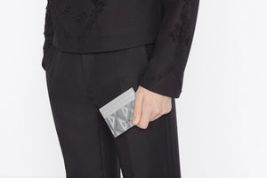 Card Holder • Dior Gray CD Diamond Canvas