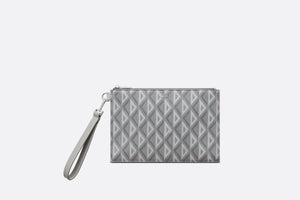 A5 Pouch • Dior Gray CD Diamond Canvas