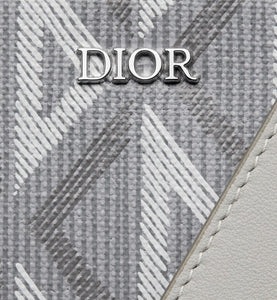 A5 Pouch • Dior Gray CD Diamond Canvas