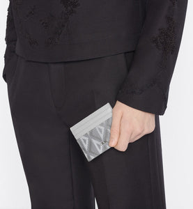 Card Holder • Dior Gray CD Diamond Canvas