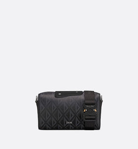Dior Lingot 22 Bag • Black CD Diamond Canvas
