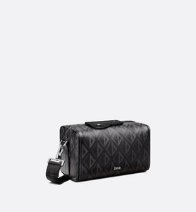 Dior Lingot 22 Bag • Black CD Diamond Canvas