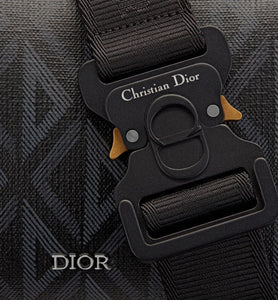 Dior Lingot 22 Bag • Black CD Diamond Canvas
