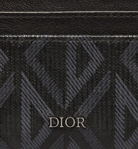 Card Holder • Black CD Diamond Canvas