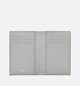 Bi-Fold Card Holder • Dior Gray CD Diamond Canvas