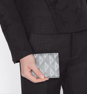 Wallet • Dior Gray CD Diamond Canvas