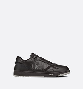 B27 Low-Top Sneaker • Black Dior Oblique Galaxy Leather with Smooth Calfskin and Suede