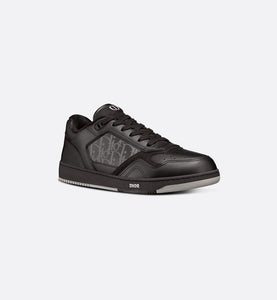 B27 Low-Top Sneaker • Black Dior Oblique Galaxy Leather with Smooth Calfskin and Suede