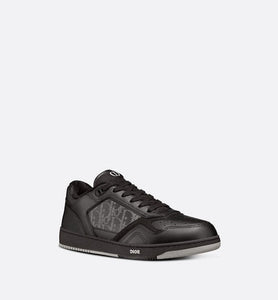 B27 Low-Top Sneaker • Black Dior Oblique Galaxy Leather with Smooth Calfskin and Suede