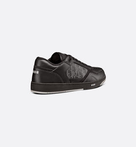 B27 Low-Top Sneaker • Black Dior Oblique Galaxy Leather with Smooth Calfskin and Suede