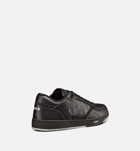 B27 Low-Top Sneaker • Black Dior Oblique Galaxy Leather with Smooth Calfskin and Suede