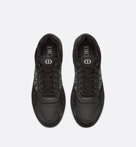 B27 Low-Top Sneaker • Black Dior Oblique Galaxy Leather with Smooth Calfskin and Suede