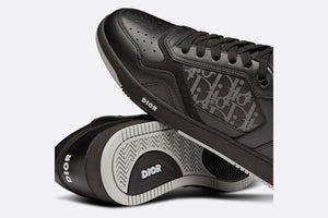 B27 Low-Top Sneaker • Black Dior Oblique Galaxy Leather with Smooth Calfskin and Suede